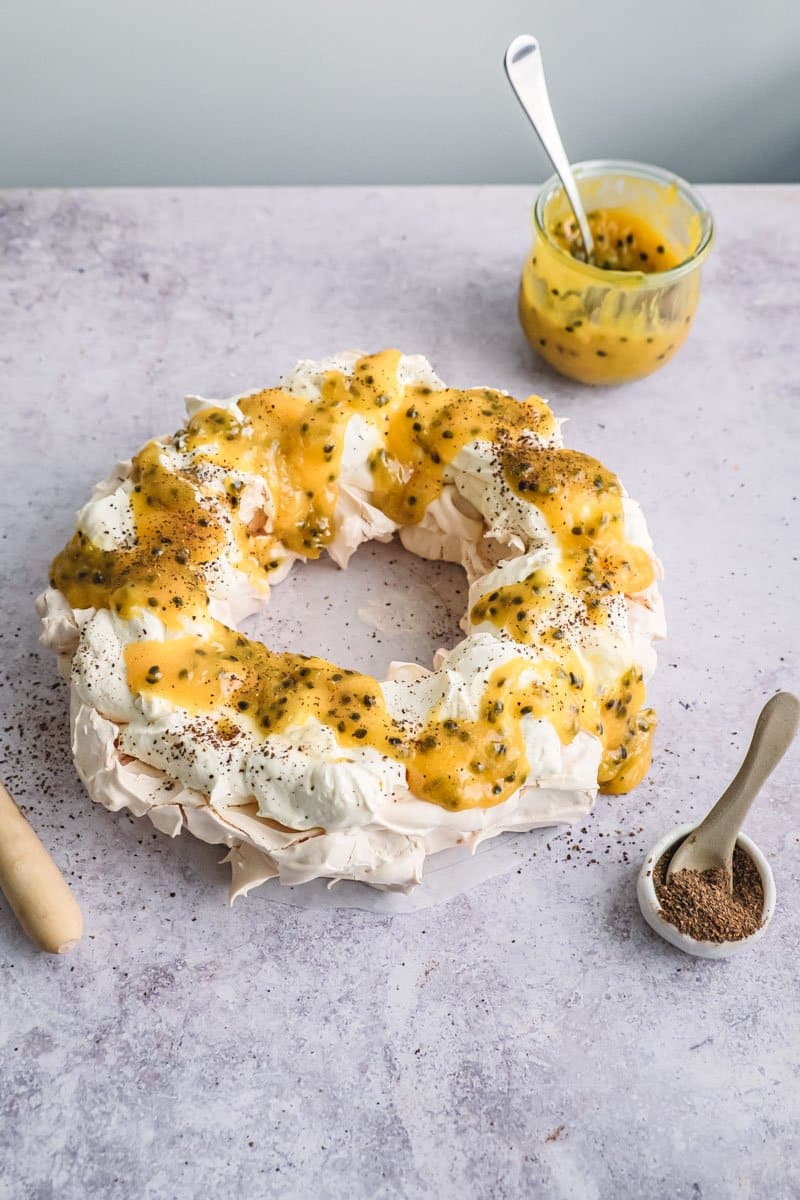 Christmas Wreath Pavlova