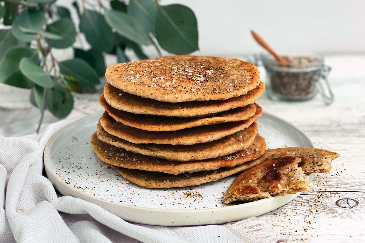 Roasted Wattleseed Sourdough Flatbread