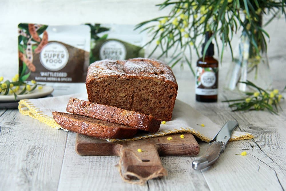 Roasted Wattleseed & Cinnamon Myrtle Banana Bread
