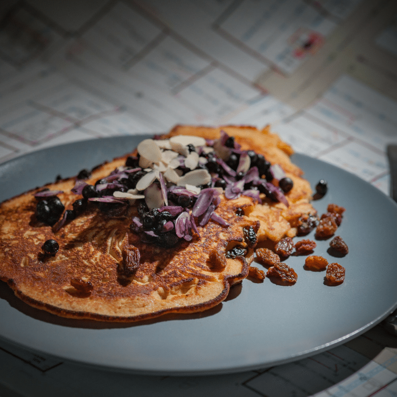 Sweet Potato & Cinnamon Myrtle Paleo Pancakes