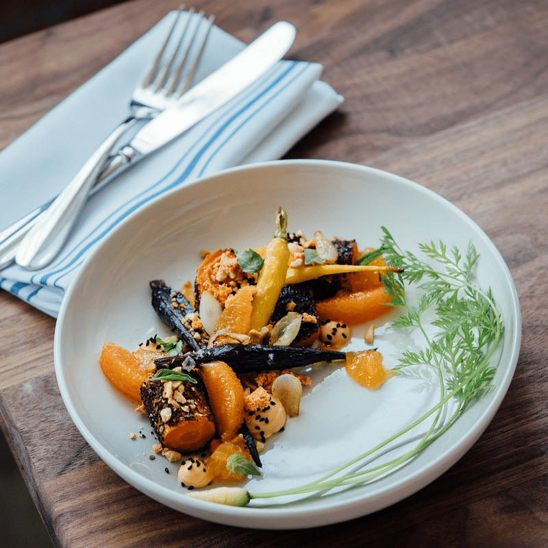 Roasted Root Vegetables with Cinnamon Myrtle Brown Butter