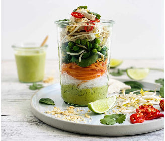 Native Desert Lime & Coconut Poached Chicken Salad Jars
