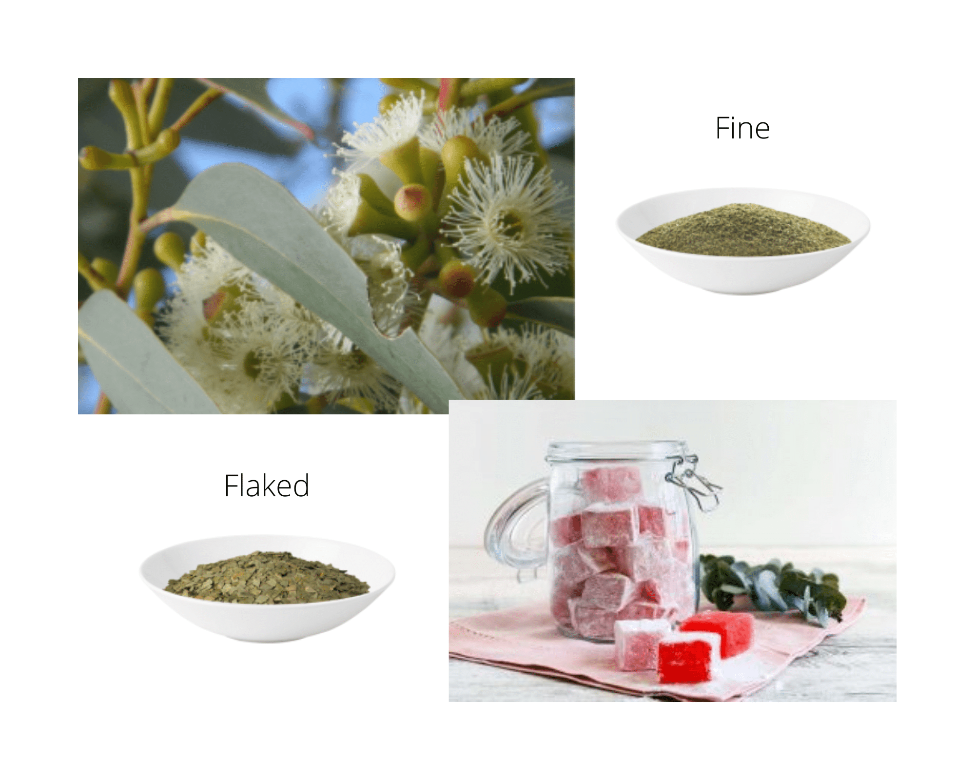 Flaked Strawberry Gum - 250g