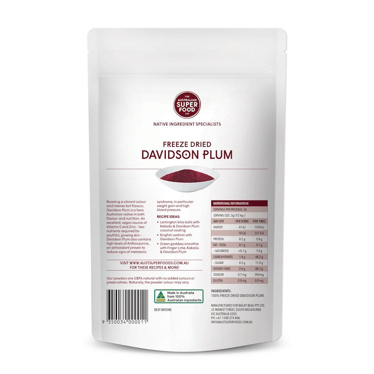 Freeze Dried Davidson Plum - 1kg