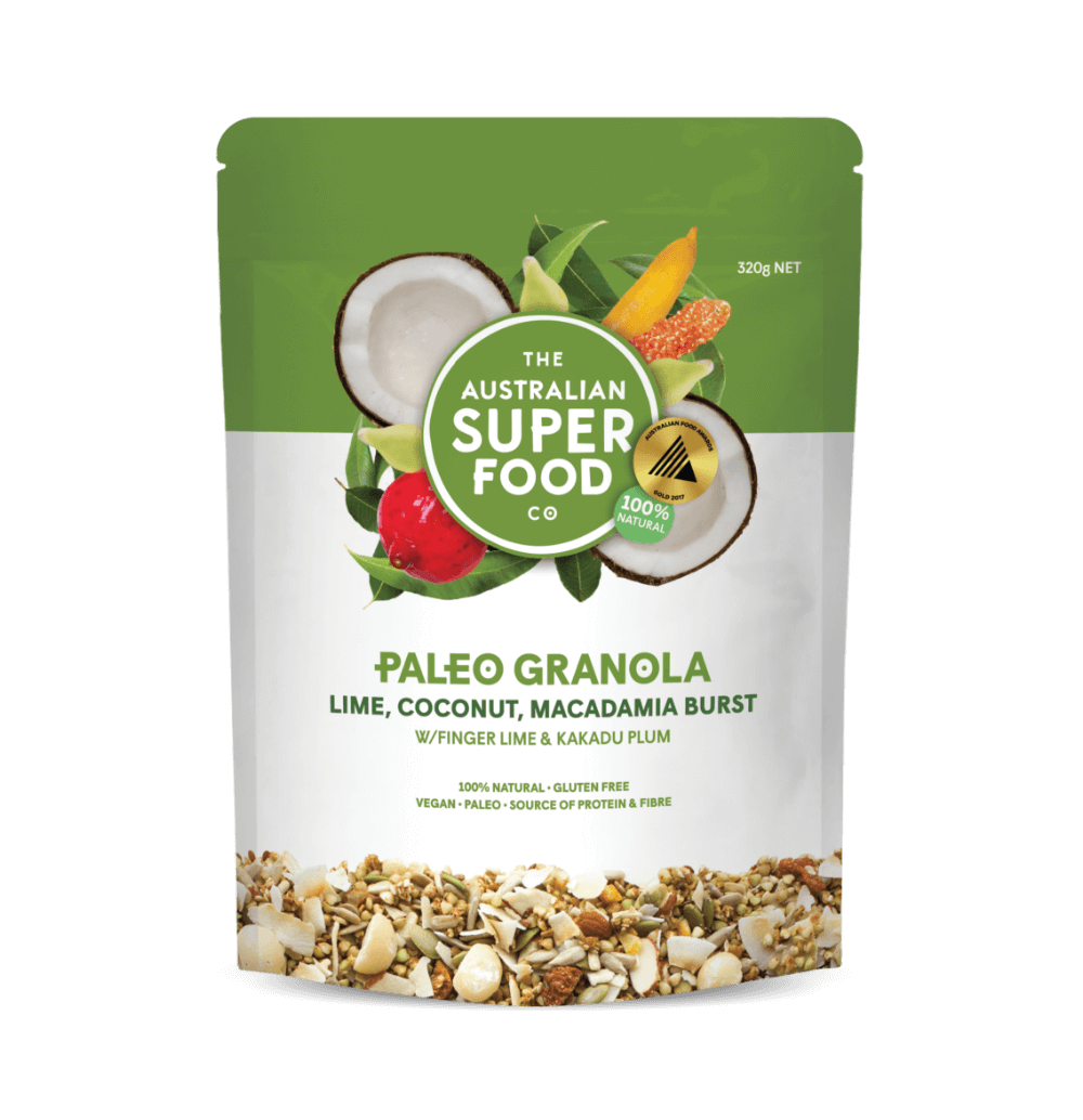 Lime, Coconut, Macadamia Burst Granola - The Australian Superfood Co